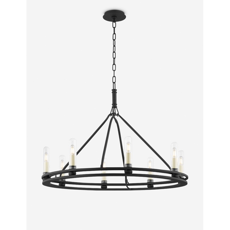 Astley Outdoor Chandelier Black 32″Dia