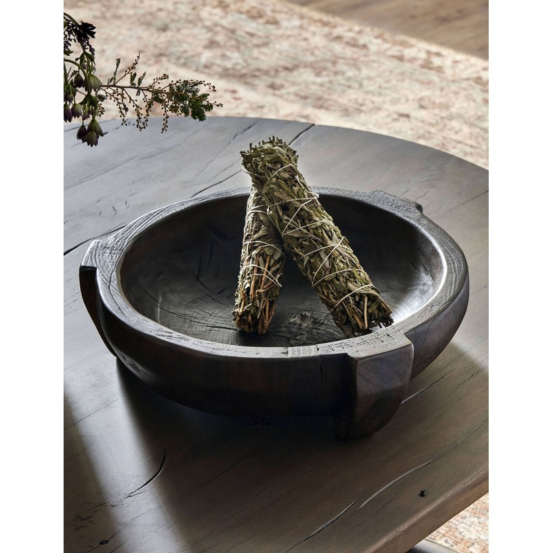 Montero Bowl by Amber Lewis x Four Hands Smoked Alder