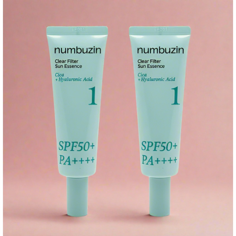 numbuzin No. 1 Pure-full Calming Water Sunscreen SPF50 PA++++ 50mL + 50mL Duo Set