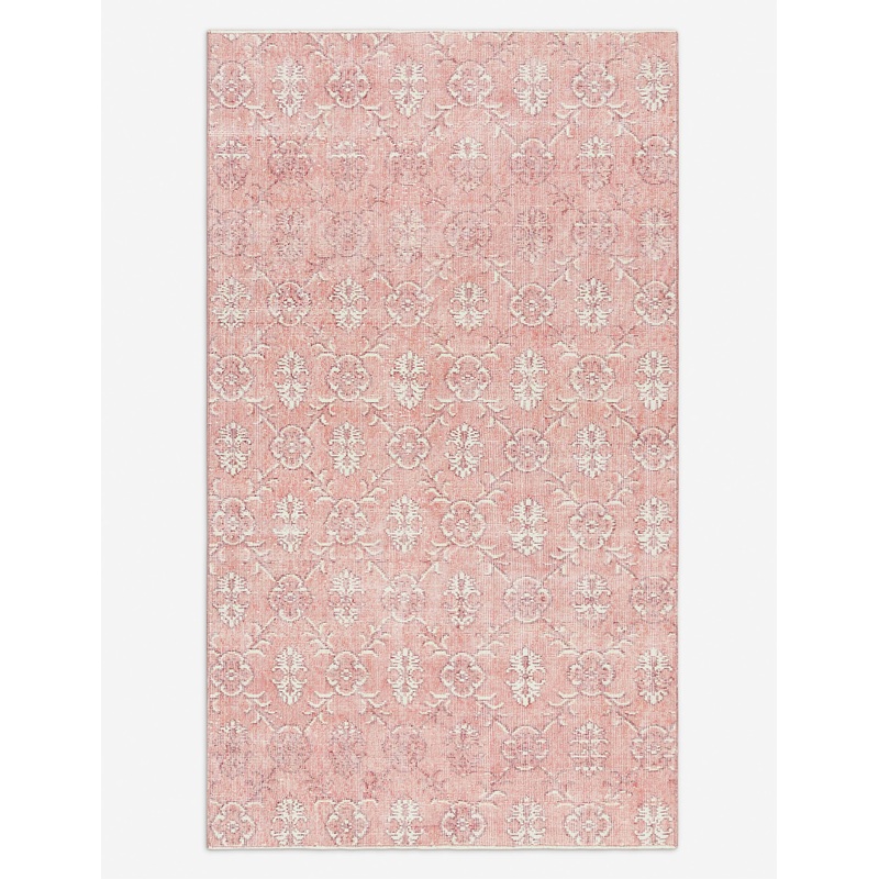 Vintage Turkish Hand-Knotted Wool Rug No. 431, 3’10” x 6’9″