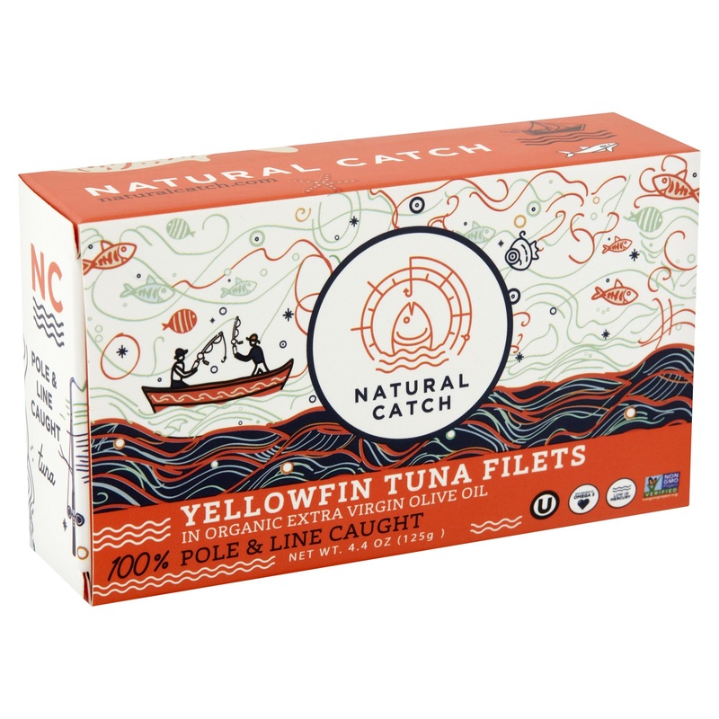 Yellowfin Tuna Filets in Extra Virgin Olive Oil 4.4 oz