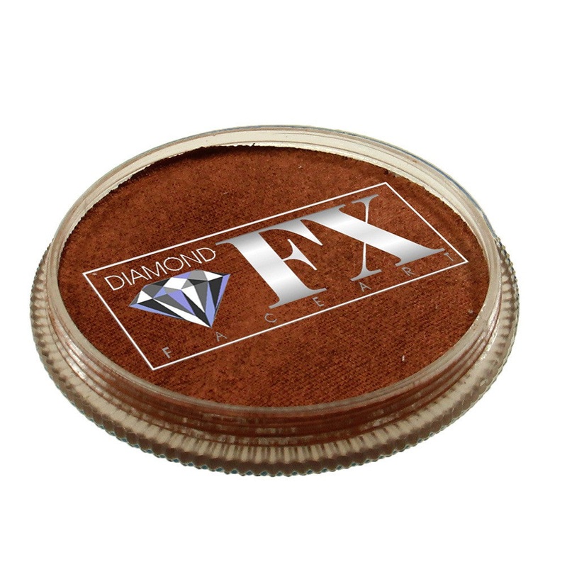 Diamond FX Face Paints – Metallic Copper M300 30 gm