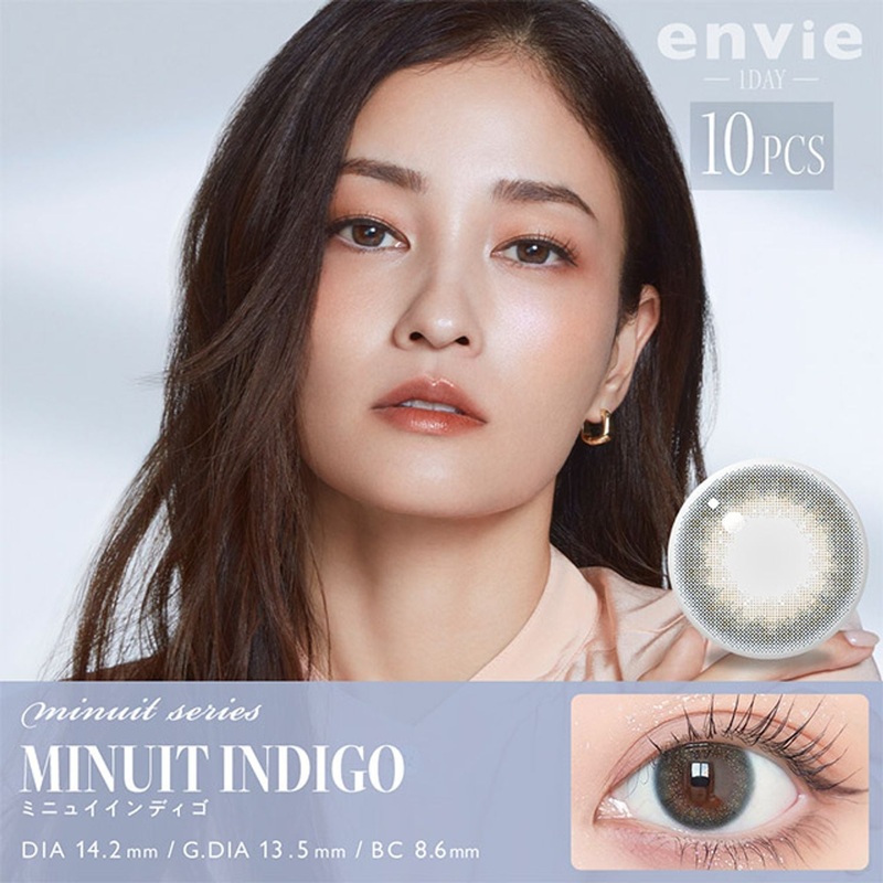 Envie UV One-Day Color Contact Lenses Minuit Indigo 0.00