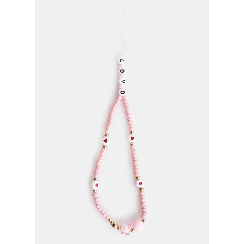 Love Phone Wristlet Strap Pink