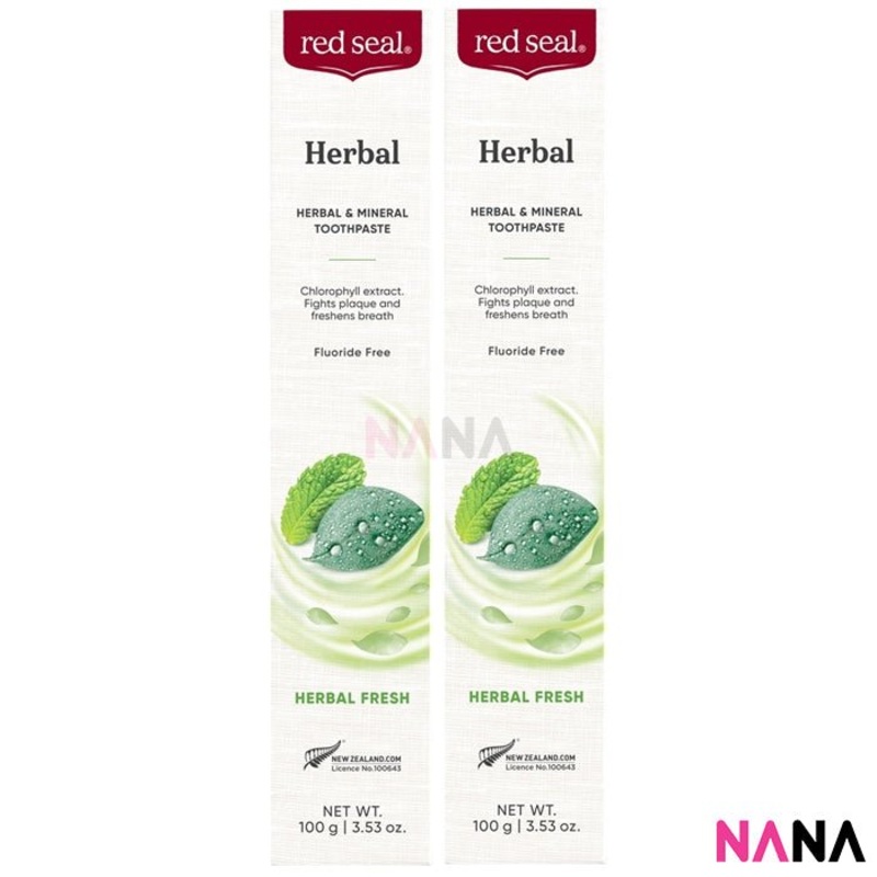 Red Seal Herbal Toothpaste 100g x 2pcs