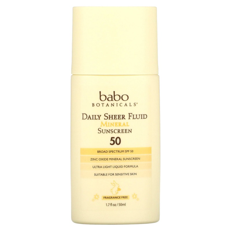 Babo Daily Sheer Fluid Mineral Sunscreen SPF 50 50 ml / 1.7 oz