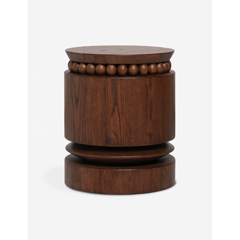 Coco Round Side Table by Carly Cushnie Espresso