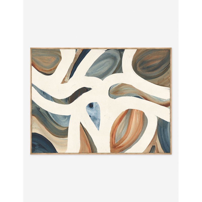 Moon in Gemini Wall Art by Danielle Davis Blue 60″ X 45″