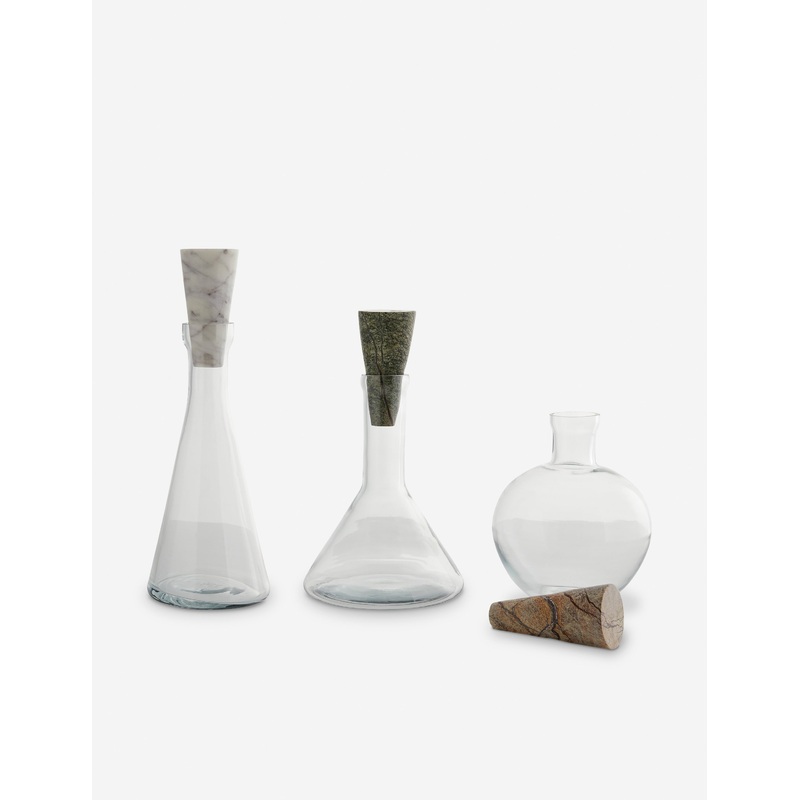 Oaklee Decanters (Set of 3) by Arteriors Clear