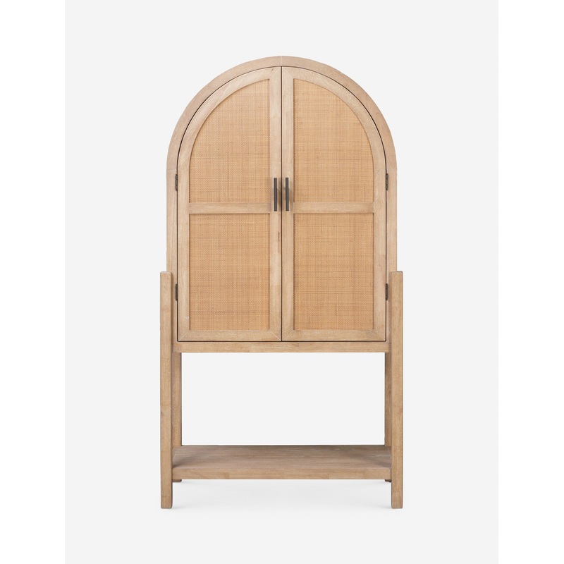 Philene Tall Bar Cabinet Natural