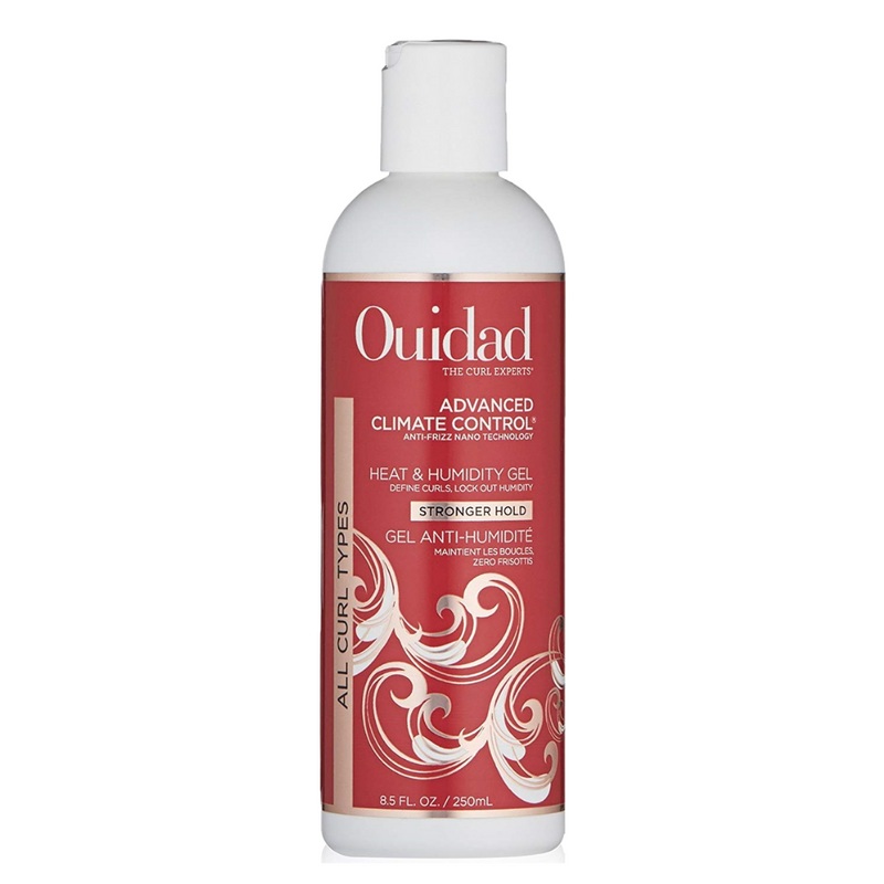 [Sample 0.33 oz] Ouidad Advanced Climate Control | Heat & Humidity Gel Stronger Hold | Anti-Frizz Nano Technology | Defines Curls | Locks Out Humidity