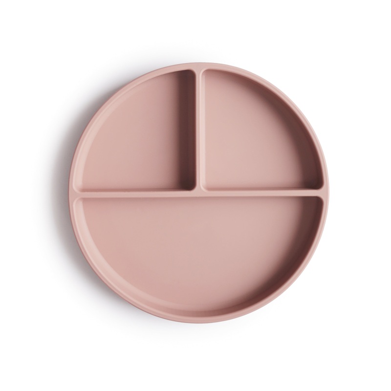 Silicone Suction Plate  Safe & non-toxic: BPA-free, Food-Grade Blush