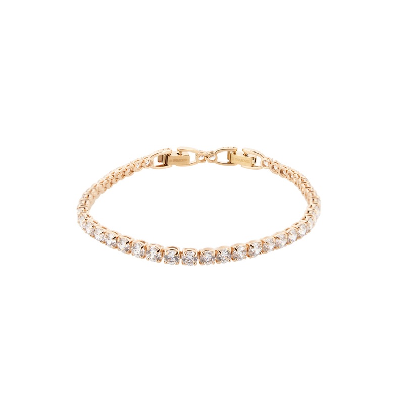 Swarovski Rose Gold Plated White Tennis Bracelet 5492235