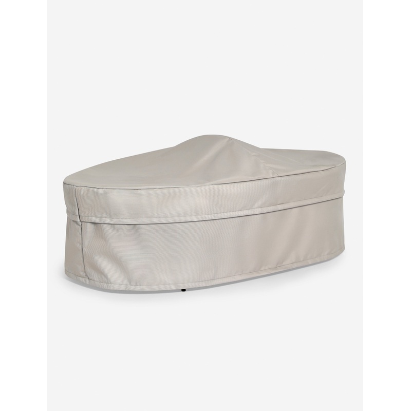 Peggy Oval Coffee Table Outdoor Furniture Cover Tan