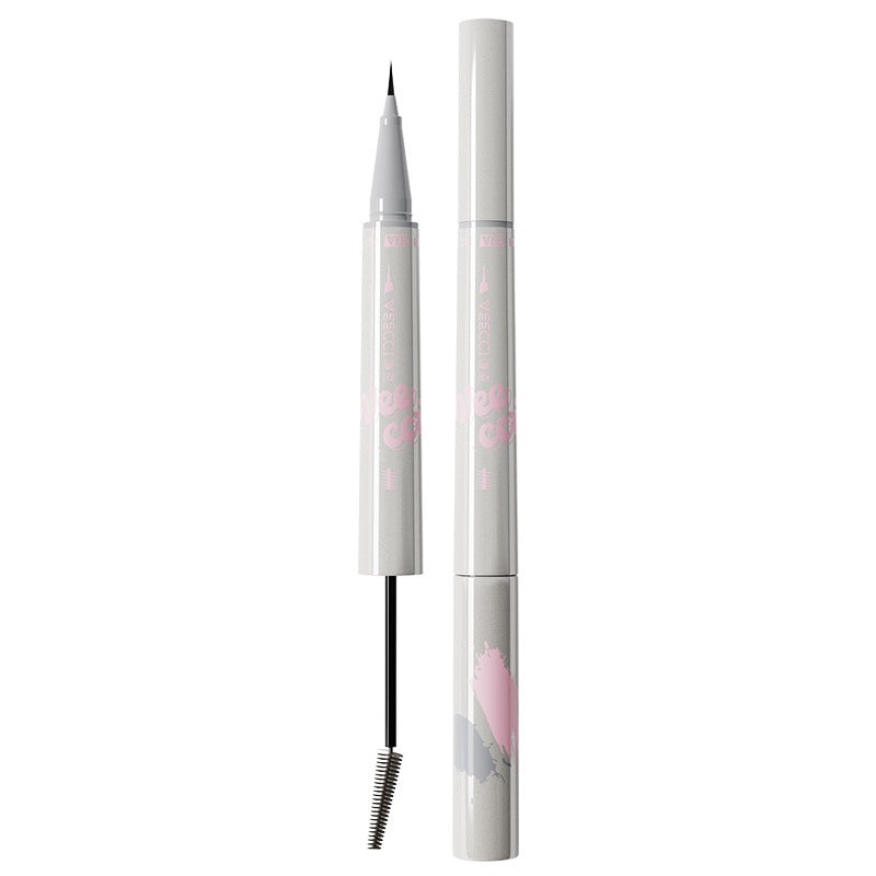 Veecci Double-Ended Water Eyebrow Pencil Brow Gel 0.3ml+2g  G01 Grayish Brown