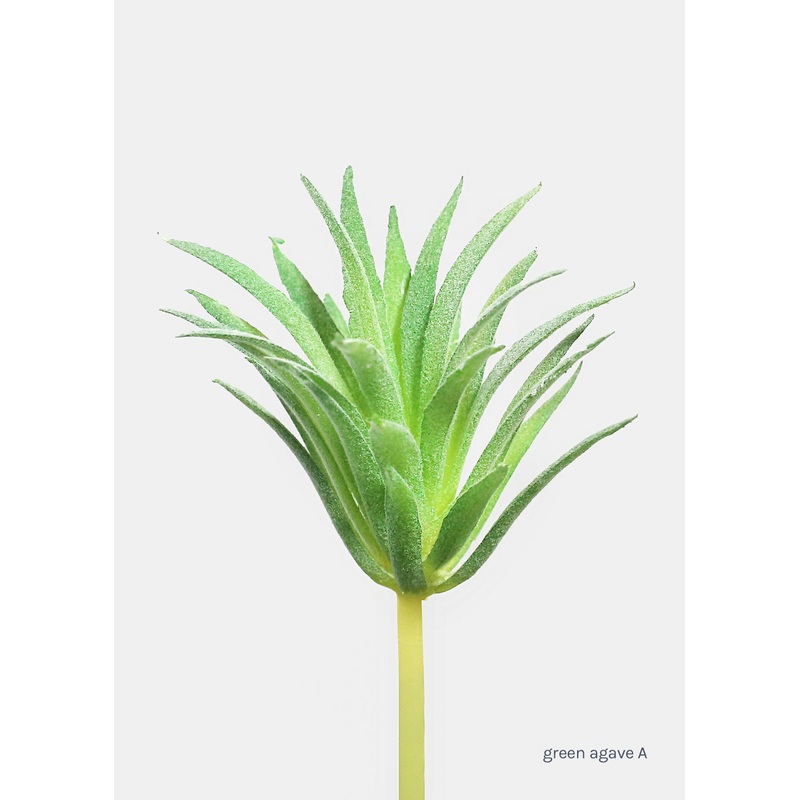 Official Key Items Artificial Succulents – Green Agave A