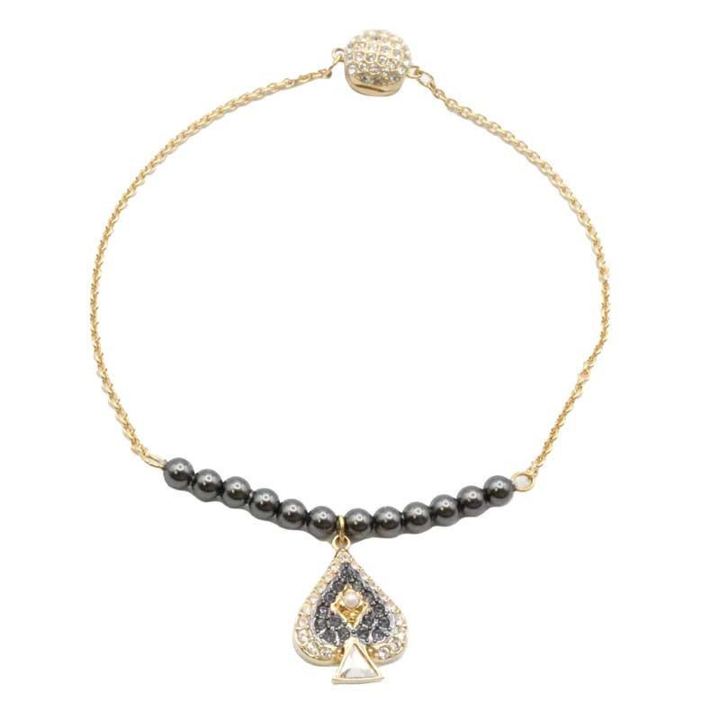 Swarovski Remix Collection Tarot Spade Gold Bracelet
