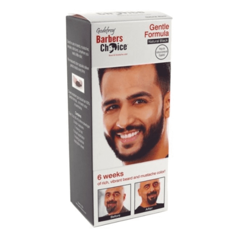 Godefroy Beard & Mustache Color Natural Black
