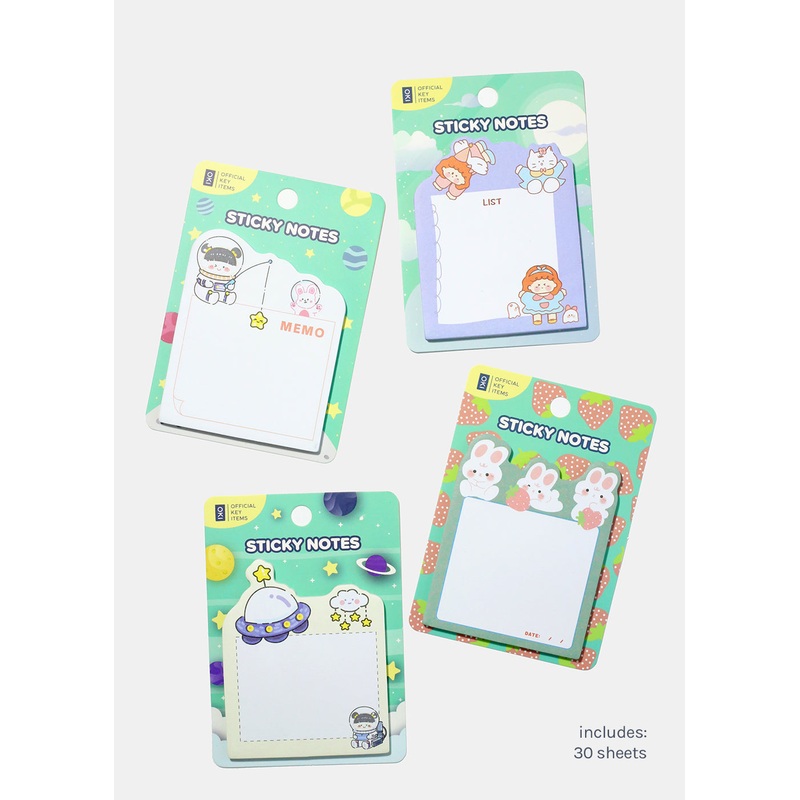 Official Key Items Sticky Notes Astronaut
