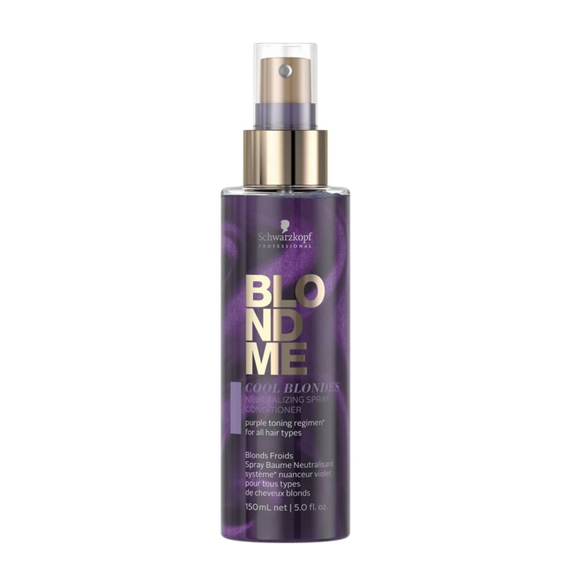 Schwarzkopf Professional BlondMe Neutralizing Spray Conditioner for Cool Blondes 5 oz.