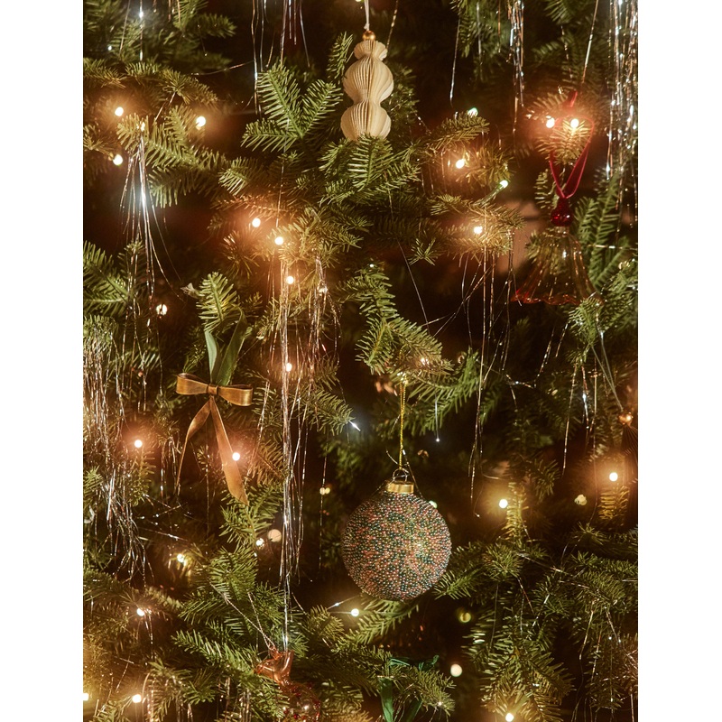Suzu Glass Ornament Pink