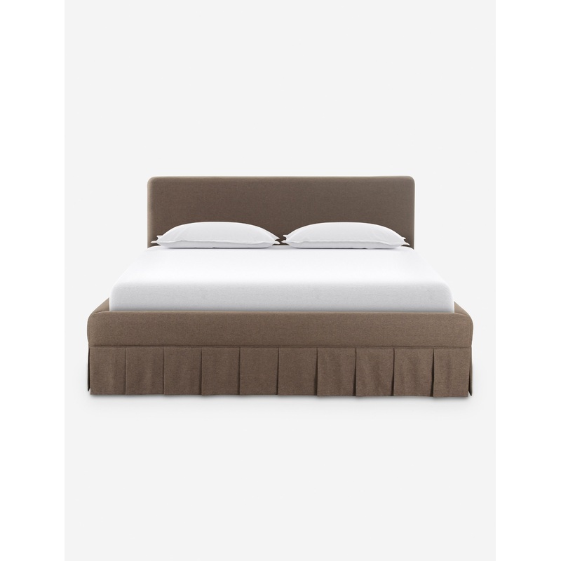 Belden Platform Bed Beige Queen