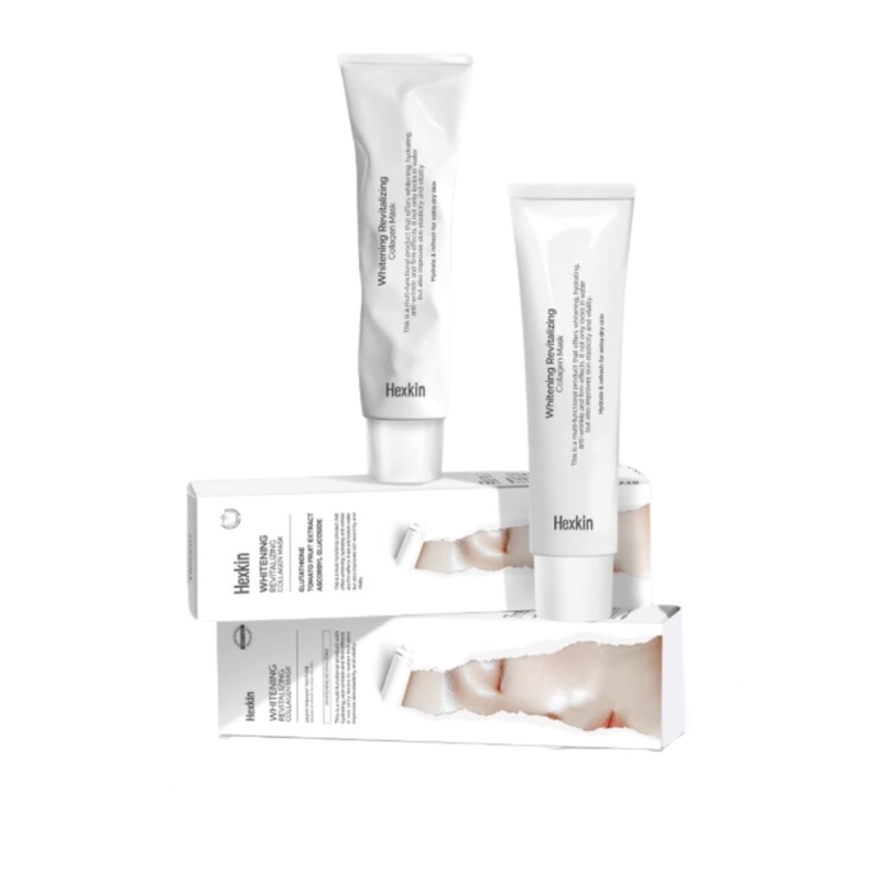HEXKIN Whitening Revitalizing Collagen Mask 65g  1 pc