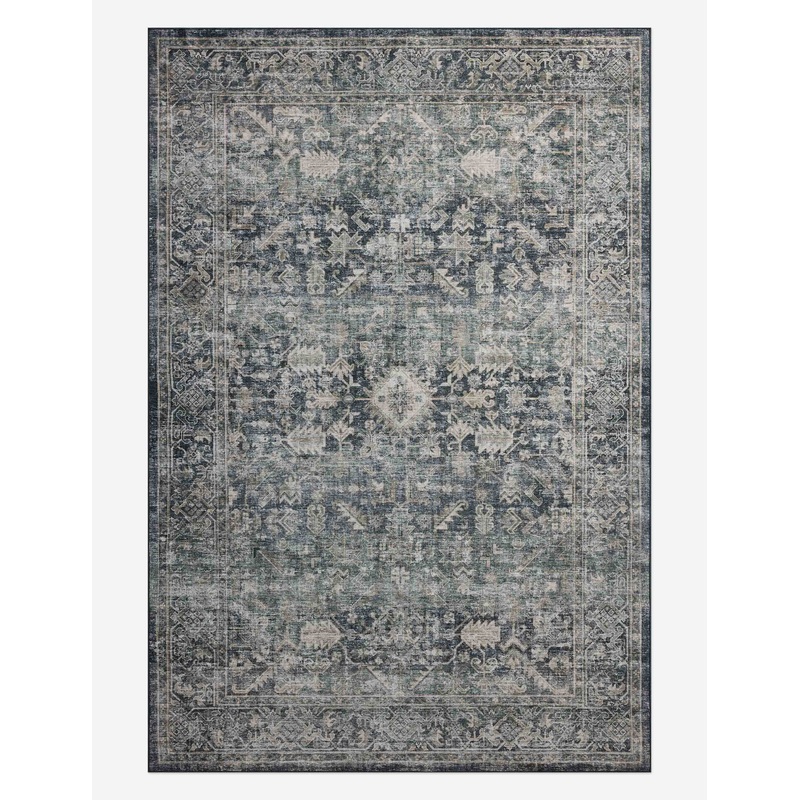 Josie I Rug by Amber Lewis x Loloi Ocean and Natural 2′ x 5′