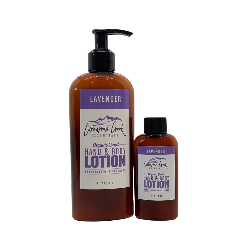 Lavender Organic Hand & Body Lotion 8oz – Plastic Bottle