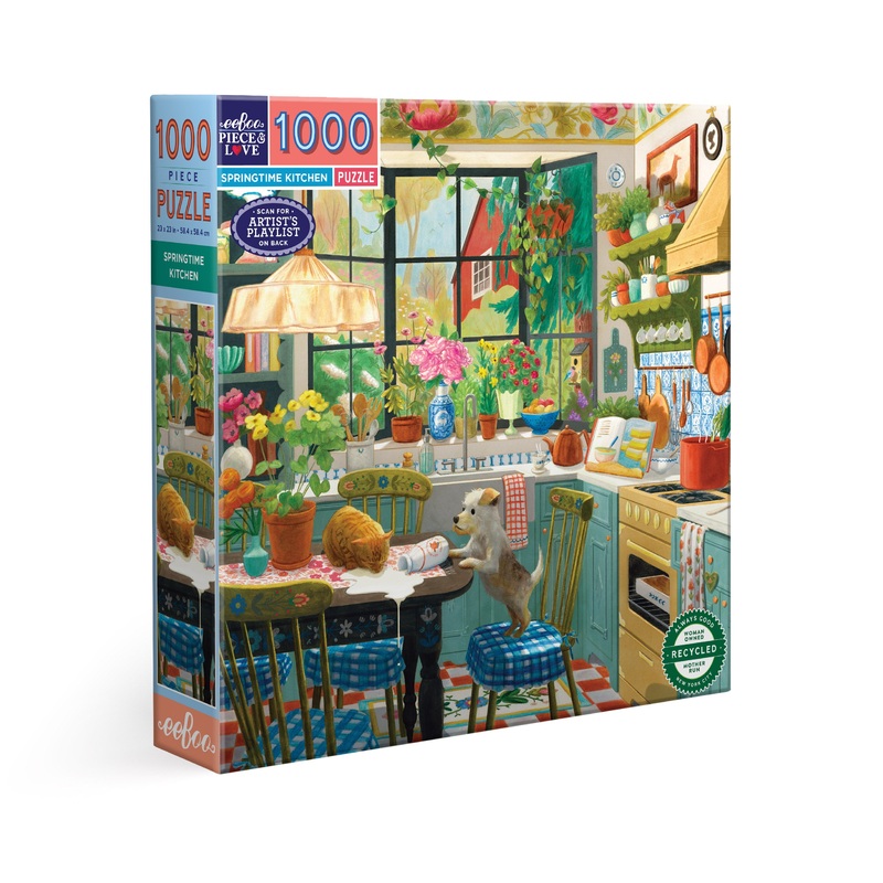Springtime Kitchen Jigsaw Puzzle 1000 count