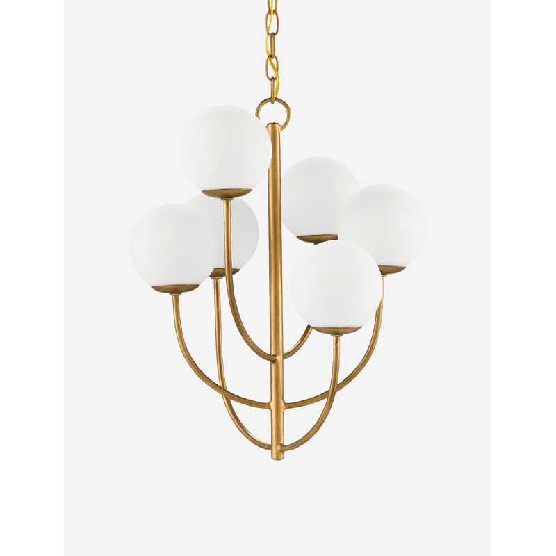 Bijou Chandelier Brass 17″ Dia