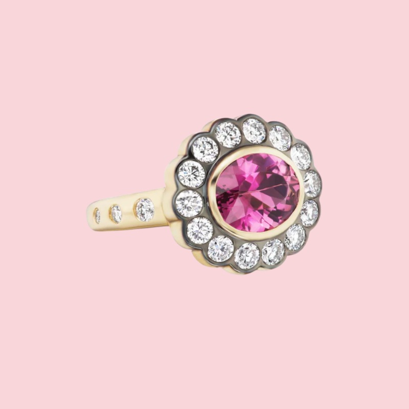 Alexandra Ring Pink Sapphire 5