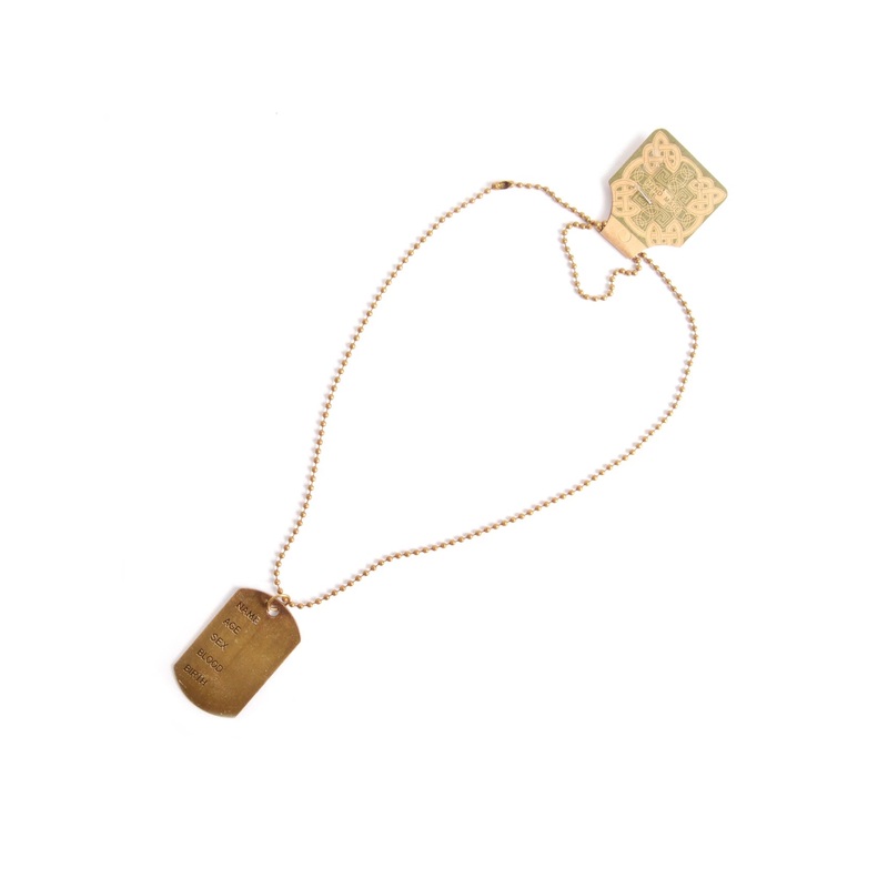 Tag Ball Chain Necklace