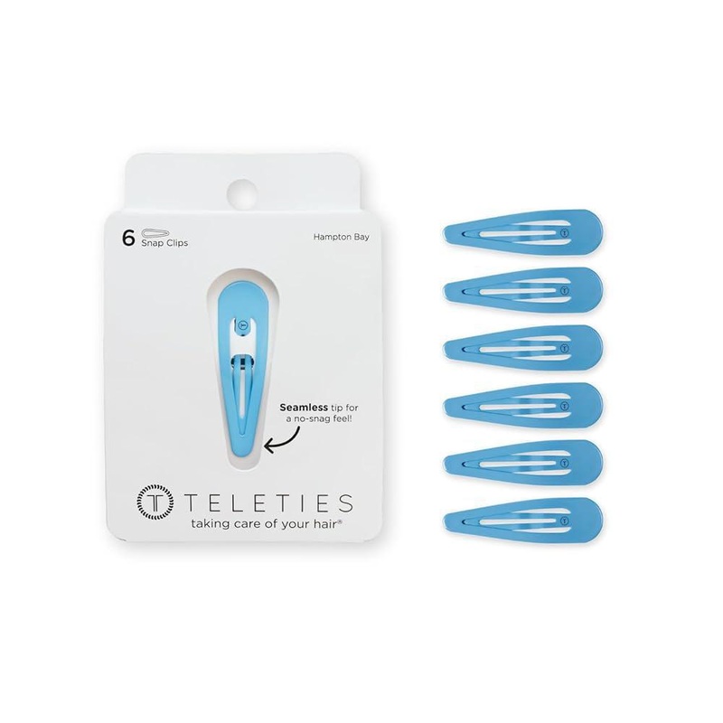 TELETIES Date placed Snap Clip  6 Count Hampton Bay