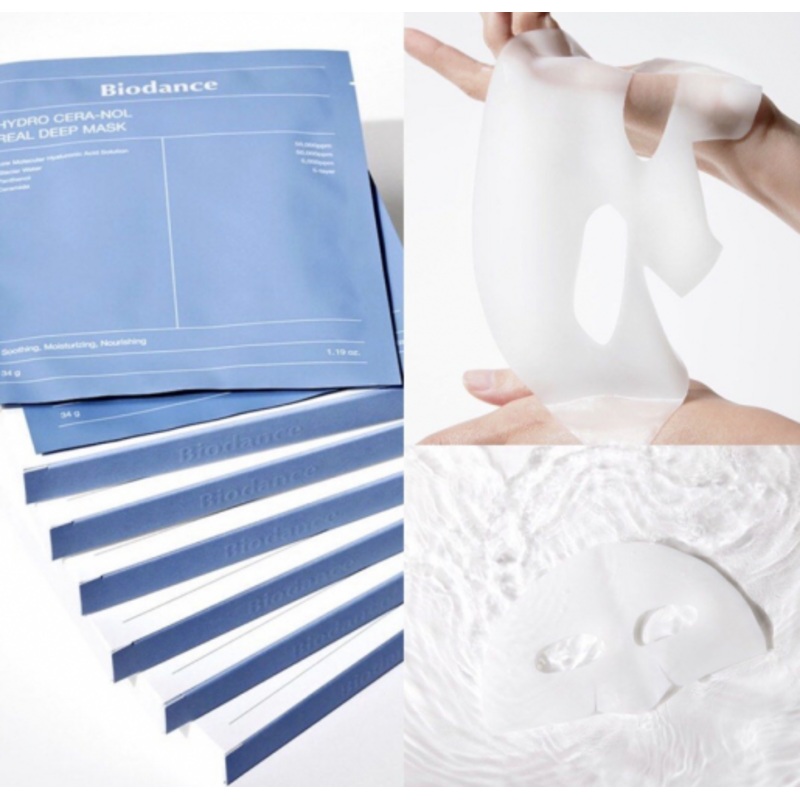 Biodance Hydro Cera-nol Real Deep Mask Sheet Box of 4  4 reg
