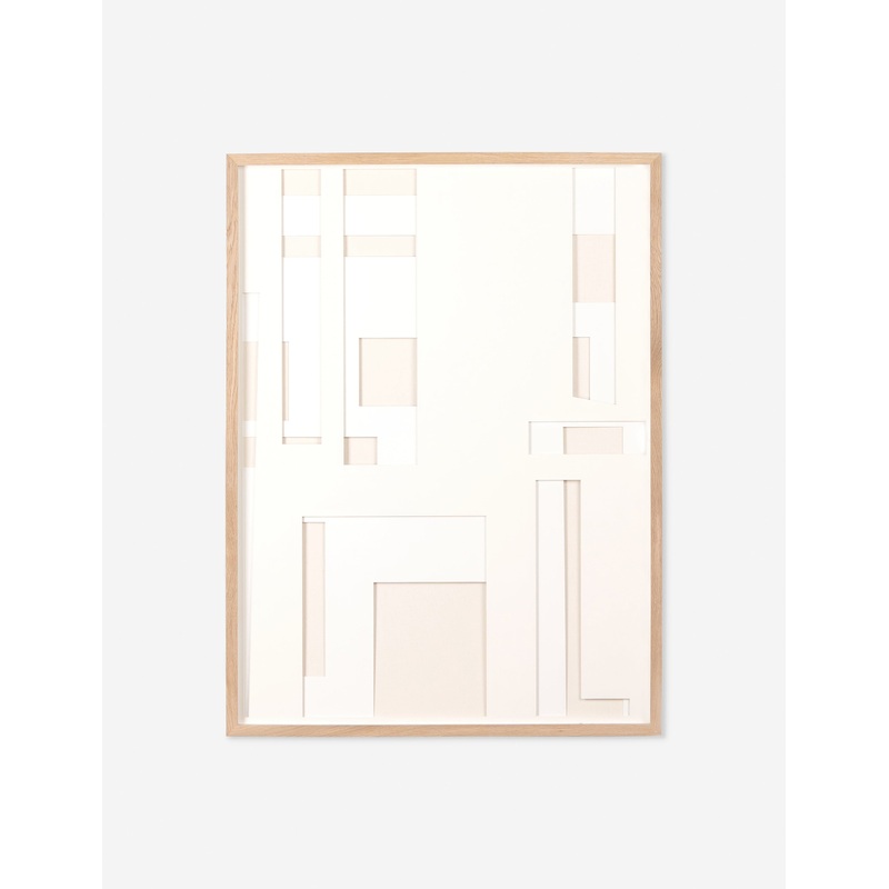 Dimension I Wall Art by Coup d’Esprit Natural 30″ x 40″