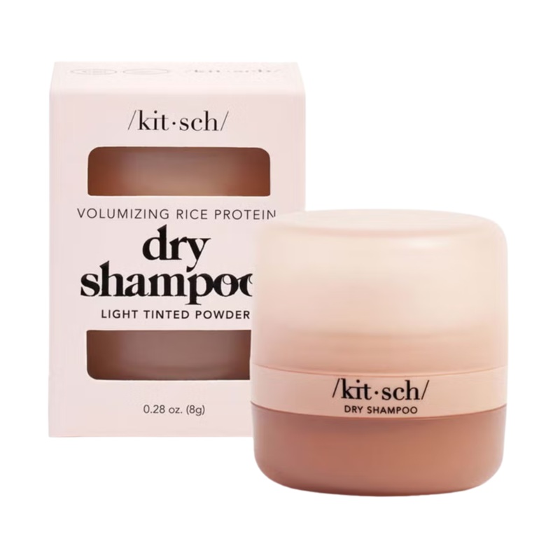 Kitsch Volumising Rice Protein Dry Shampoo – Light Tinted Powder 8g
