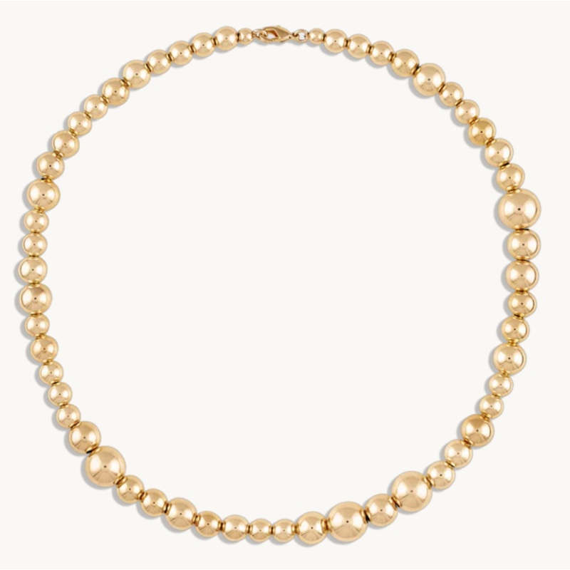 MIXED BIG BALL NECKLACE
