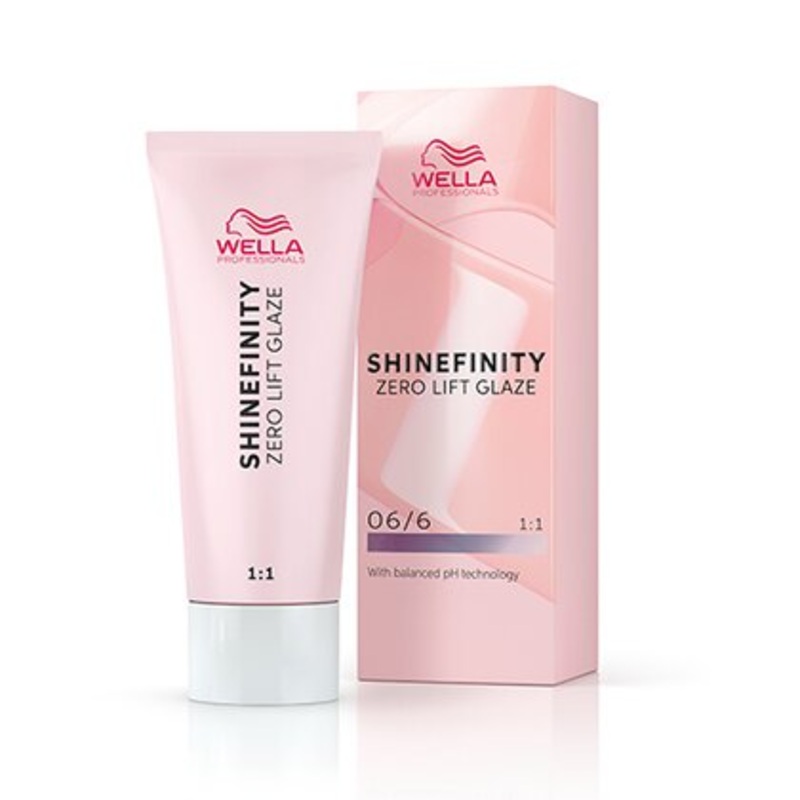 Wella Shinefinity Zero Lift Glaze Demi-Permanent Hair Color – 06/6 Dark Blonde Violet