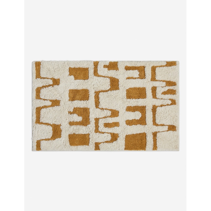 Akara Organic Cotton Bath Mat Marigold 21″ x 34″