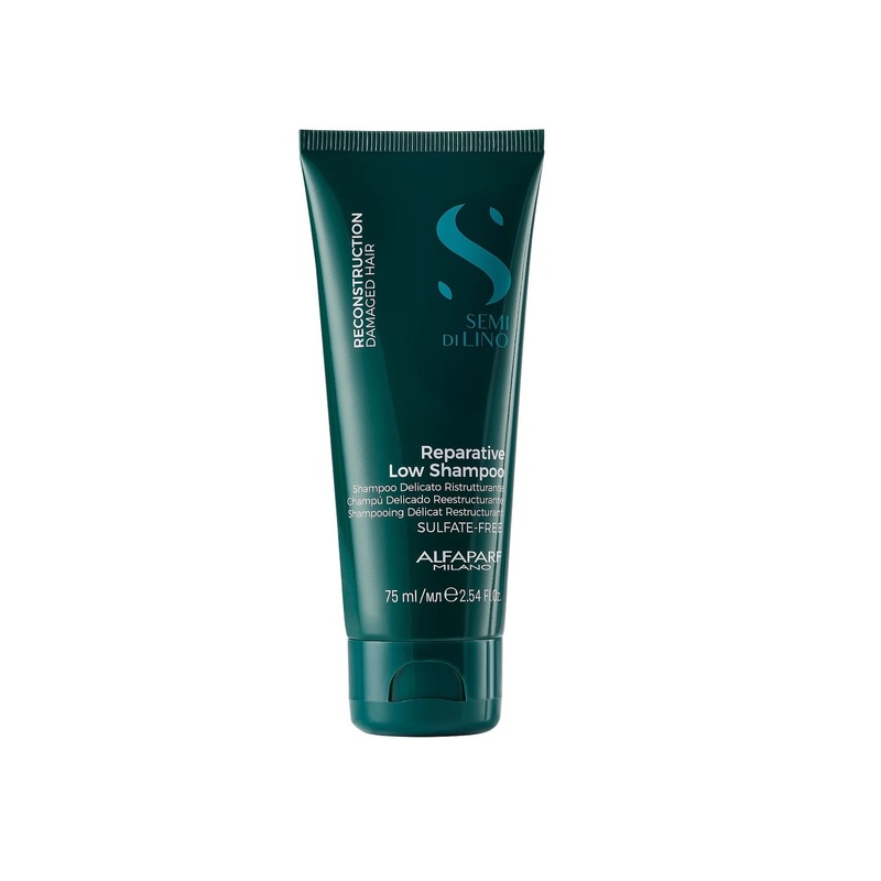 Alfaparf Semi Di Lino Reconstruction Reparative Low Shampoo 75 ml / 2.54 oz | For Damaged Hair