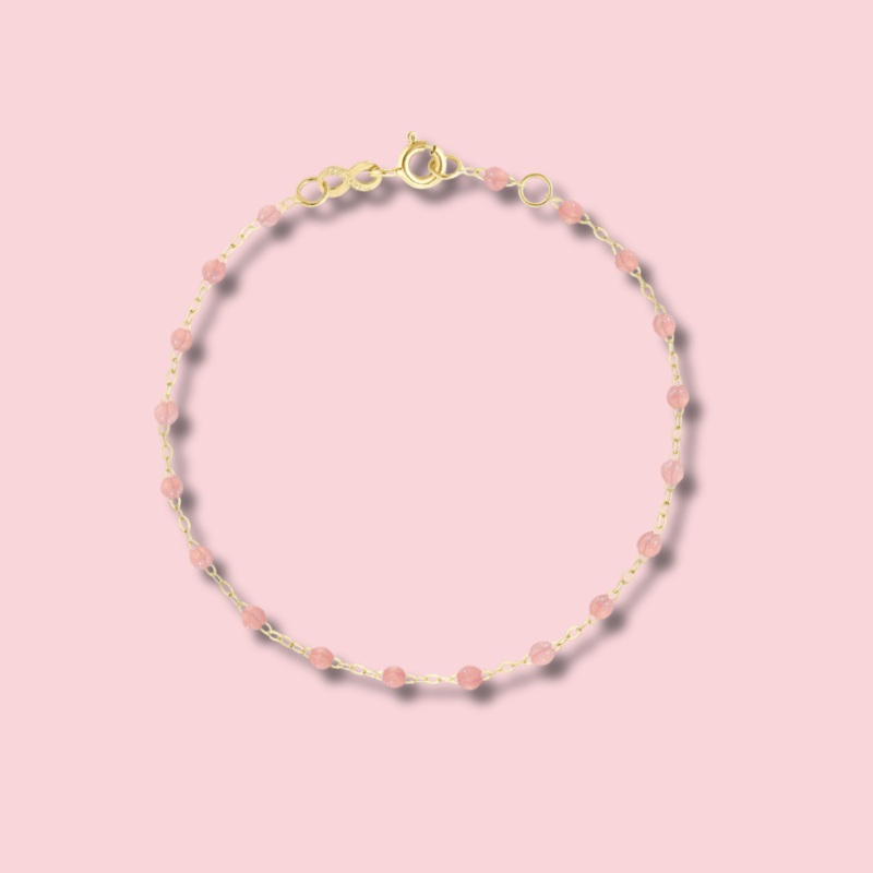 Classic Gigi Blush bracelet, Yellow Gold