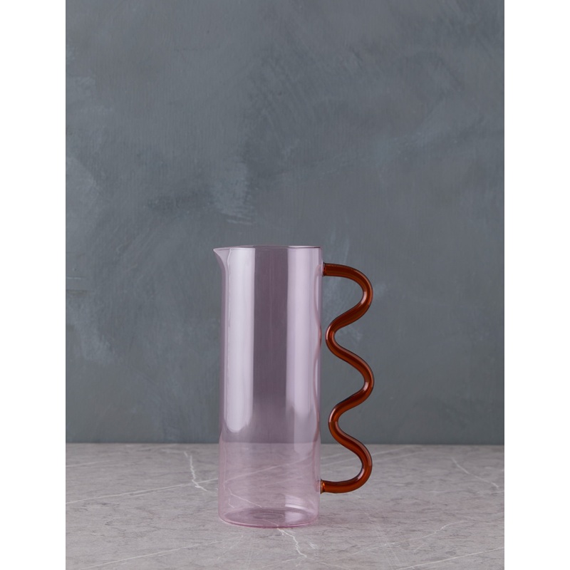 Wave Pitcher by Sophie Lou Jacobsen Clear