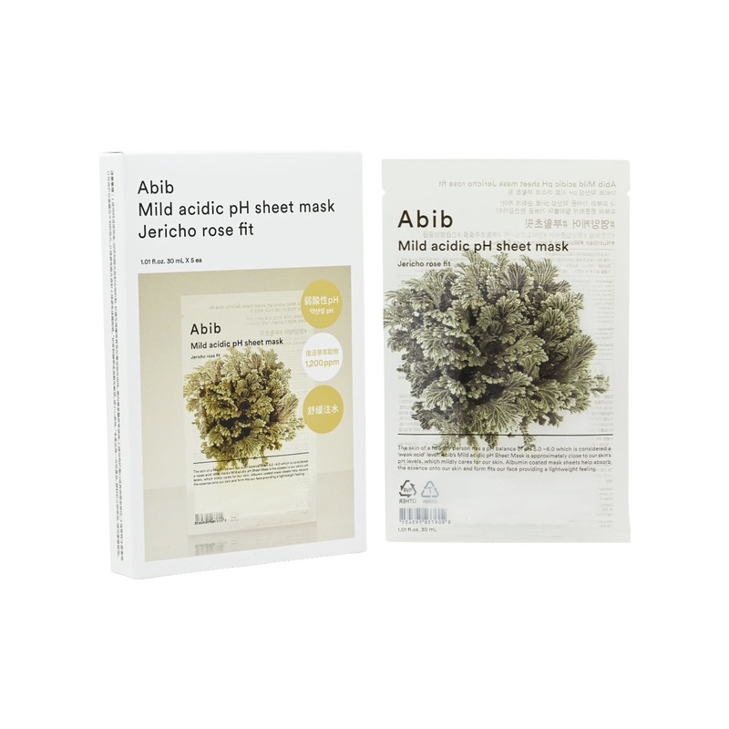 Abib Mild Acidic PH Mask Jericho Rose Fit 30ml x 5pcs 30ml x 5pcs