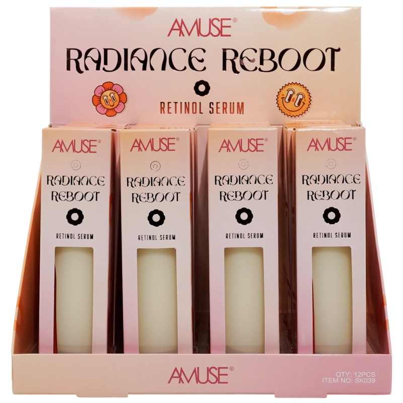 Amuse Radiance Reboot Retinol Serum – Wholesale Display 12 Units (SK039)