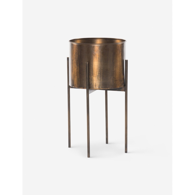 Francine Planter Pot Brass 15″ x 15″ x 26″