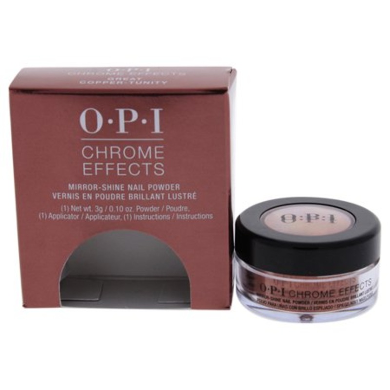 Great Copper Tunity – OPI Chrome Effects Mirror Shine Nail Powder 0.1 oz