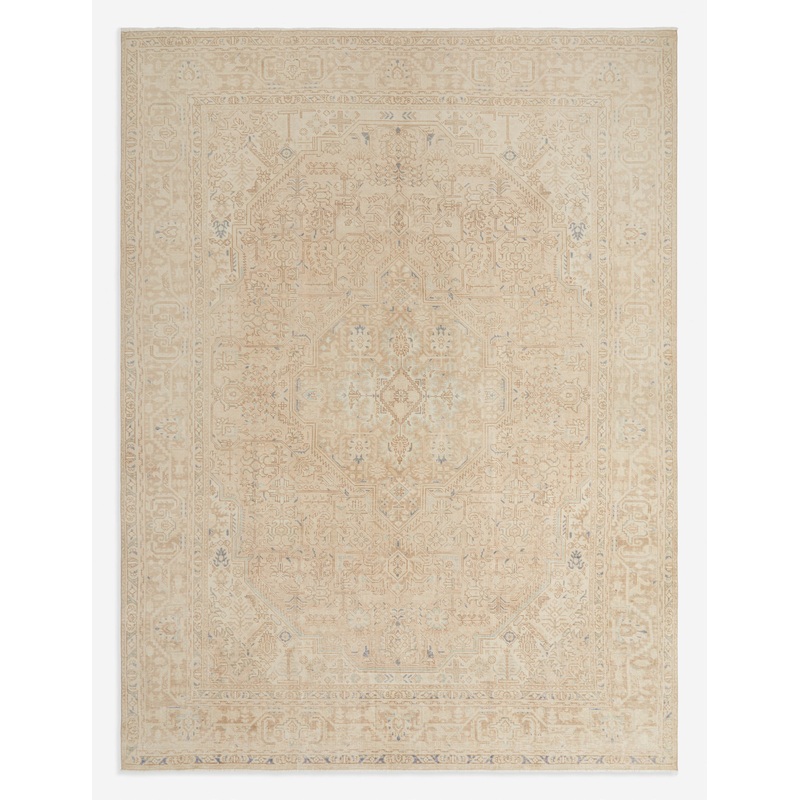 Vintage Turkish Hand-Knotted Wool Rug No. 263, 9’5″ x 12’8″