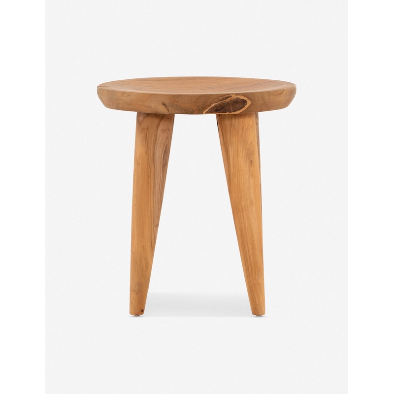 Clarabelle Round Indoor / Outdoor Stool Natural