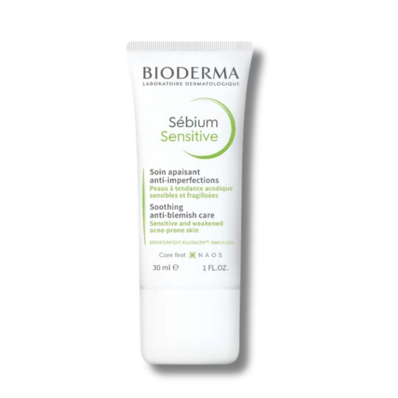 Bioderma Sebium Sensitive Soothing Moisturising Anti-Blemish Cream 30ml